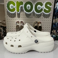 ＜902＞crocs แท้  platform clog  รองเท้าไปทะเล  รองเท้าแตะ นุ่ม เหมือน เหยียบ ขี้#206750