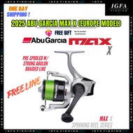 [IGFA] ABU GARCIA Max X 2025 (Europe Model) Free Braided Line Abu Garcia Spinning Reel Mesin Abu