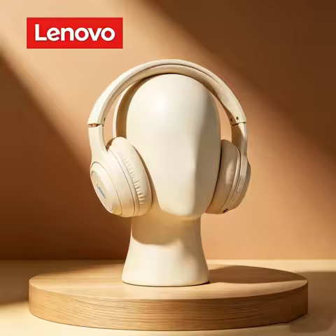Lenovo Bluetooth 5.3 Earphones Over-ear Foldable Computer Wireless Headphones Gaming Headset 360° St