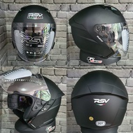 helm rsv sv300 black doff sv 300 hitam doff rsv helmet