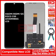 Compatible LCD For Xiaomi Redmi 12C 22120RN86G / Poco C55 TOUCH SCREEN DISPLY REPLACEMENT