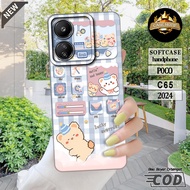 Xiaomi Softcase poco C65 Casing Latestpoco C65 4G 2024 Softcase Casing Silicone Case hp