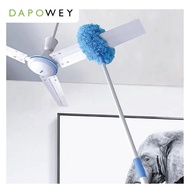 DW Adjustable Stick Coin Fan Brush Dust Cleaner Microfiber Dust Cleaner Fan Mop