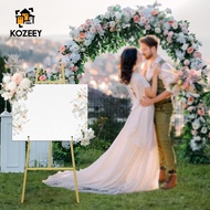 KOZEEY Wedding Sign Easel Stand Art Display Easel Ornament Decorative Heavy Duty Modern Stable Struc