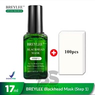 Breylee Blackhead Mask Step 1 Masker Hidung Pengangkat Komedo Hitam 17 ML - breylee step 1 Mask Skin