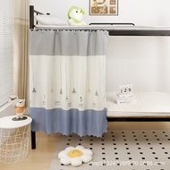 Simple Dormitory Bed Curtain Blackout Curtain Upper Lower Bunk Bed Curtain Curtain Upper Bunk Studen