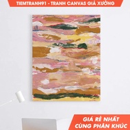 Tranh treo tường Warm Earth Tone Wall Art Colorful Wall Art Abstract Wall Art Abstract Brown Art tặn