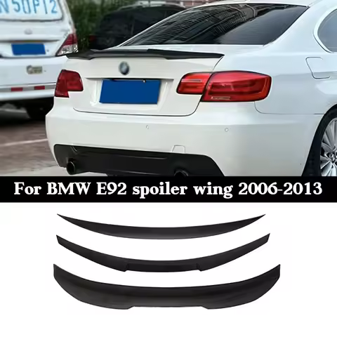 For BMW 3 Series E92 E93 2006-2014 M3 M4 Style Roof Spoiler Lip, Rear Trunk Wing Kit for 320i 325i 3