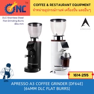 APRESSO A3 Gen 2 Coffee Beans Grinder [DF64E] Espresso [64mm DLC Flat Burrs] [1 Year Warranty]