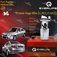 {PW826330} Fuel Pump Proton Saga Blm 1,3CC , 1.6CC With [Motor , Housing , Filter , Float] [4 Pin] [