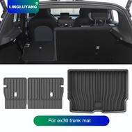 For Volvo EX30 Rear Trunk Mats Cargo Liner All Weather Waterproof Trunk Cover Accessories TPE