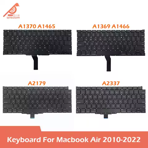 Laptop A1465 A1466 A2179 A2337 A2681 US Layout Replacement Keyboard For Macbook Air 11" 13" Keyboard