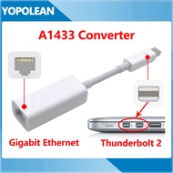 Thunderbolt 2 Gigabit Ethernet Converter For Macbook Pro Air 13" A1278 A1466 A1502 A1398 RJ45 Port W
