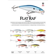 RAPALA FLAT RAP 8CM FLR08 # LURE UMPAN