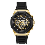 Authentic Guess Men Phoenix Black Dial Silicon Watch GW0263G1 Jam Tangan Lelaki