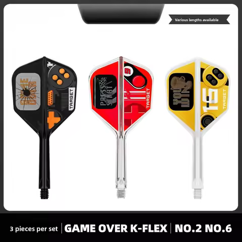 TARGEs Dart Tail GAME OVER NO.2 NO.6 Pole Wing K-FLEX Integrated Wing