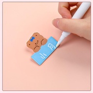 TERLARIS- Papan nama pin bros lucu, Klip Papan Nama Akrilik, Acrylic Name Tag/PIN PENITI BROS LUCU B
