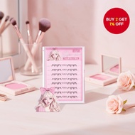 BQI Glue-Free Lower Lashes Natural Volume Cartoon Style Clear Band Mini Flame Cross-Border Polaris