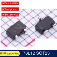 10Pcs/Lot L78L12 78L12 SOT23  MARKING L12  L78L05 L05 L78L6 L06  SMD Voltage stabilizing tube  New