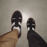 Copse รองเท้าหนัง Aster Sandals - Black