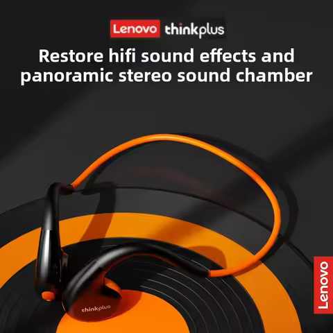 Original Lenovo Thinkplus X7 Bone Conduction Wireless 5.3 Bluetooth Earphones Ear Hook Stereo Swimmi