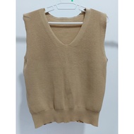 NEW - Cropped Top Cardigan - Beige Color