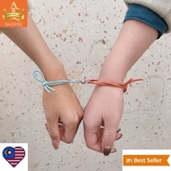 (MW)1/2Pcs Simple Couple Bracelet Rope / Handmade Magnetic Bangles / Lovers Matching Friendship Brac