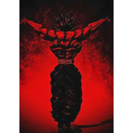 2025 1PC Anime Baki The G-Grappler Poster Sticky Wall Art Printing Waterproof Home Living Bed Room B