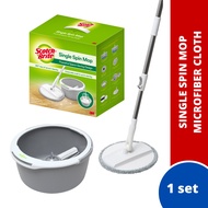 3M Scotch Brite Single Spin Mop with Microfiber Mop Refill / Single Microfiber Mop Refill