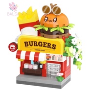 BALSA Mini Shop Blocks, Building Blocks Mini City Building Blocks,  Micro Blocks Street View Blocks 