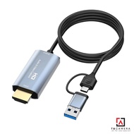 Livestream Capture Kit Z36B HDMI To Type-C / USB 3.0 - 1.8m long