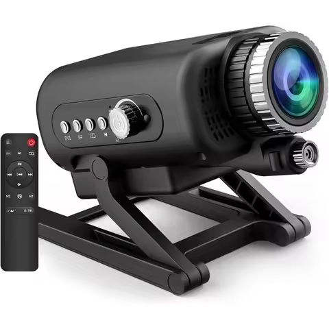 ABJF-3D Holographic Night Light Projector 4K Star Projector Us Plug