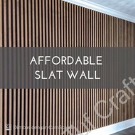 8feet / 4feet 6mm / 9mm DIY slat wall wainscouting /batten / shiplap / accent wall / flute wall