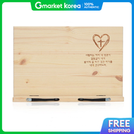 Bible Reading Stand Wooden Back Panel Adjustable Angle Book Rest Book Stand Book Holder