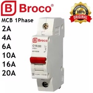 mcb 4 amper broco original