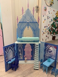 Frozen Elsa 魔雪奇緣冰雪城堡送小白 9成新
