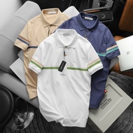 Pack 2 Line Men's Polo Shirt with big size PL005 S4M Fashion