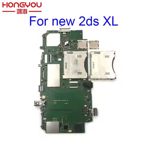 Original For New 2DS XL LL Volume Button Micro Switch Charging Port R4 SD Card Slot Microphone Socke