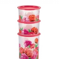 Tupperware Blooming Peonies One Touch Set