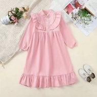 Dress Gamis For Girls Ages 6-9 Years Gamis For Children Cute Dress Girls Vibrant Spice Marigold Zest