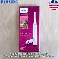 Philips® SatinCompact Precision Trimmer Smooth Skin On The Go for Body HP6393/01 ฟิลิปส์ เครื่องโกนขน สำหรับผู้หญิง ขนาดพกพา