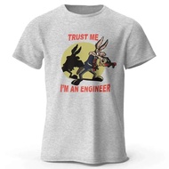 Trust Me I Am An Engineer Printed 100% Cotton Y2k Classic Funny T-Shirt for Men Women Sportswear Top