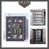 EMA 3 Door Display Cabinet Glass Cabinet Book Rack Bookshelf Almari Hiasan Almari Buku Almari Kaca Rak Buku Rak Kaca 橱柜