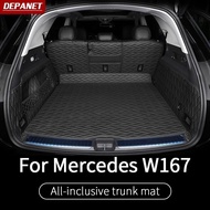 Leather luggage mat  trim suitable for 2020-2025 Mercedes gle w167 gle 350 450 500e accessories