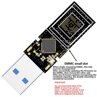 JMT EMMC153/169 To USB 3.0 DIY PCB Board 161.98MB/s Read Speed Support Single‑side Double‑side EMMC 