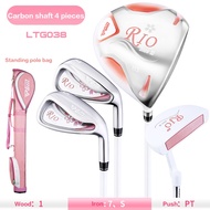 PGM Golf Club 4 Women's Beginner Set Girls' Beginner Titanium No.1 Wooden Ball Bag