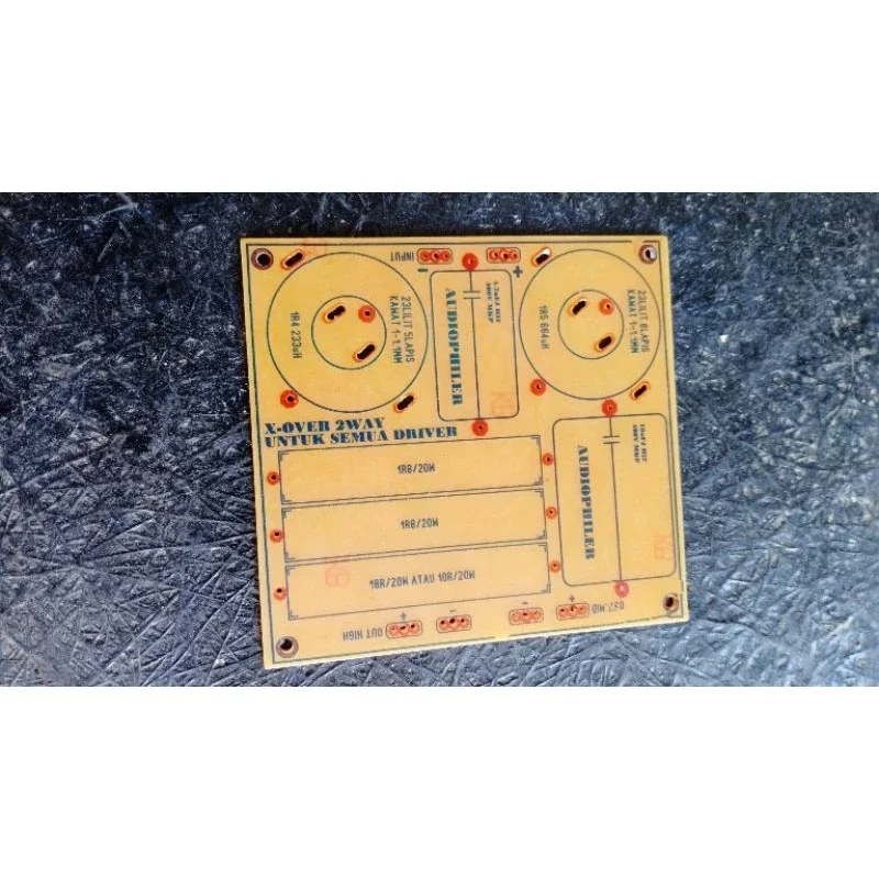 pcb crossover pasif 2way