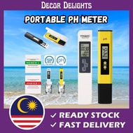 Portable PH Meter + Digital LCD Water Purity TDS EC Meter Temperature Tester Pen Monitor Pengukur PH