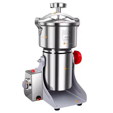 220V 1000g/2000g Grains Spices Herbal Cereals Coffee Dry Food Grinder Mill Grinding Machine gristmil