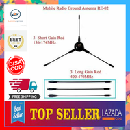 [COD] ANTENA / Antena HT / Antena HT Mobil / Antena HT Baofeng Jarak Jauh / Antena HT Baofeng / Antena HT Icom V80 Jarak Jauh / Antena HT Jarak Jauh 1000KM Baofeng / Taffware Pofung Nagoya Antena UHF-F 10-1300MHz Ground Radical - RE-02